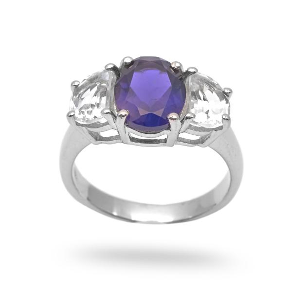 Bague iolite argent Mangla